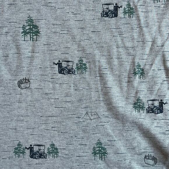 Travis Mathew Outfresh Pima Cotton Golf Polo Gray XL Preppy Camp Golf Cart EUC! - Picture 5 of 9
